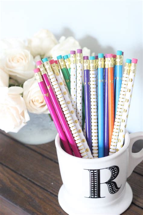 kate spade inspired pencils